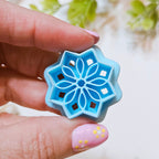 Majolica Flower Tile Polymer Clay Cutter E245 | Mediterranean Collection
