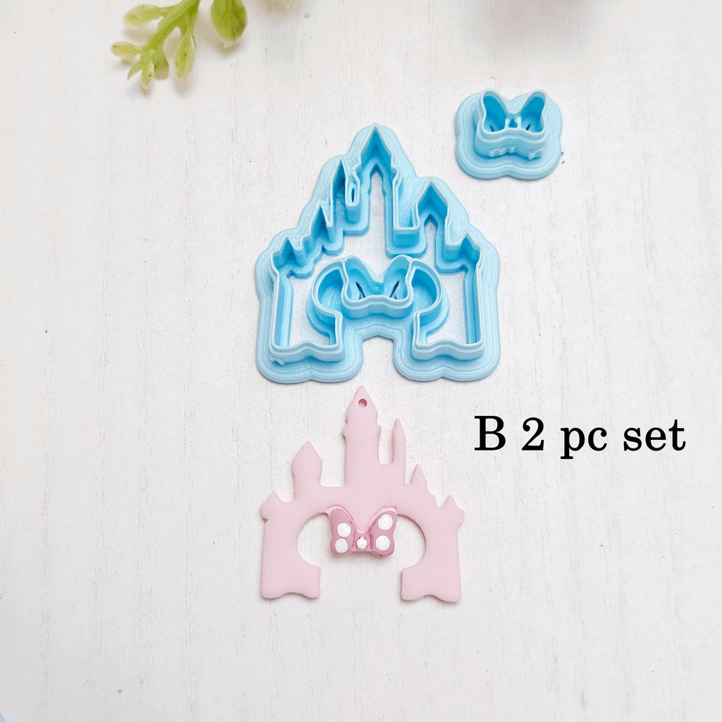 Mouse Ears Castle Polymer Clay Cutters G800