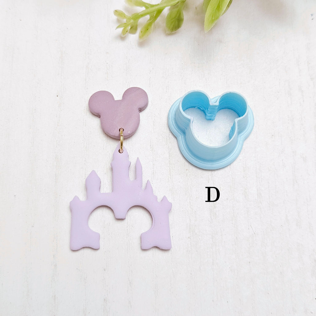 Mouse Ears Castle Polymer Clay Cutters G800
