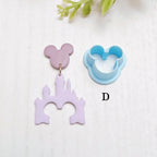 Mouse Ears Castle Polymer Clay Cutters G800
