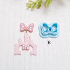 Mouse Ears Castle Polymer Clay Cutters G800