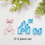 Mouse Ears Castle Polymer Clay Cutters G800