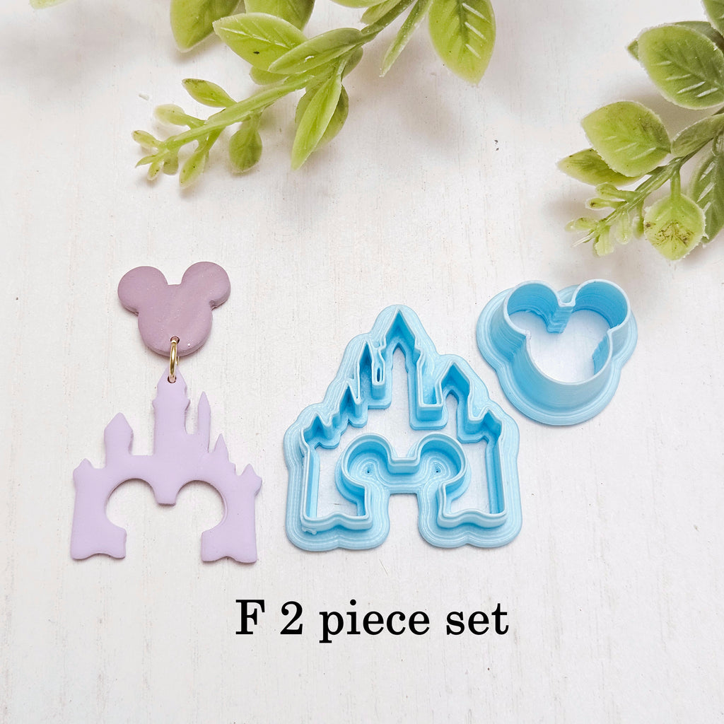 Mouse Ears Castle Polymer Clay Cutters G800