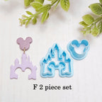 Mouse Ears Castle Polymer Clay Cutters G800