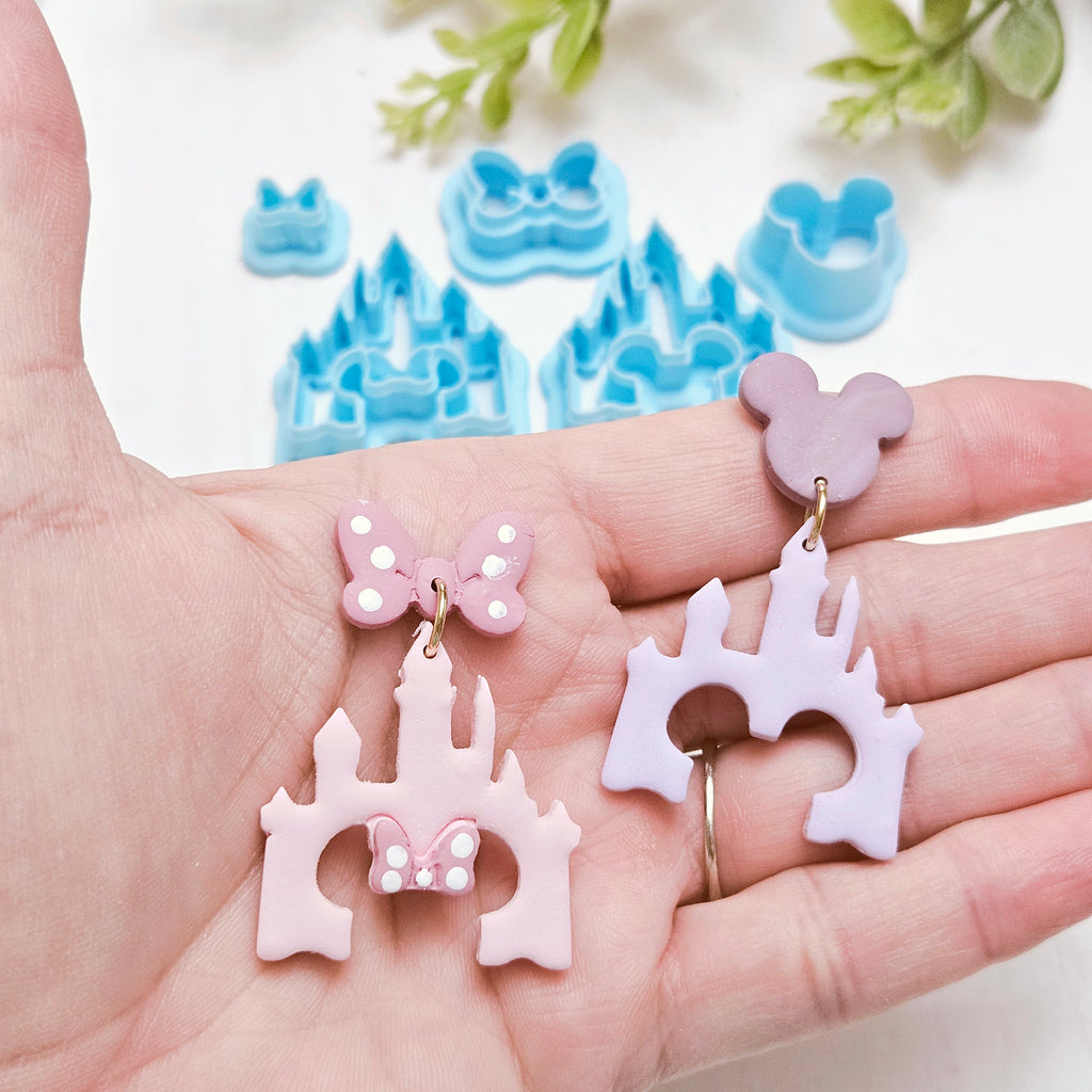 Mouse Ears Castle Polymer Clay Cutters G800