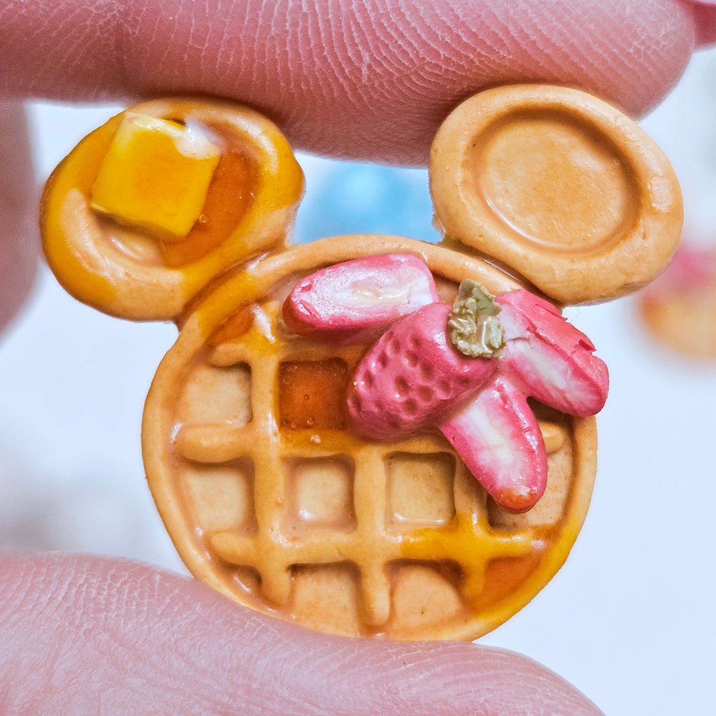 Mouse Ears Waffle and Pancake Polymer Clay Cutters
