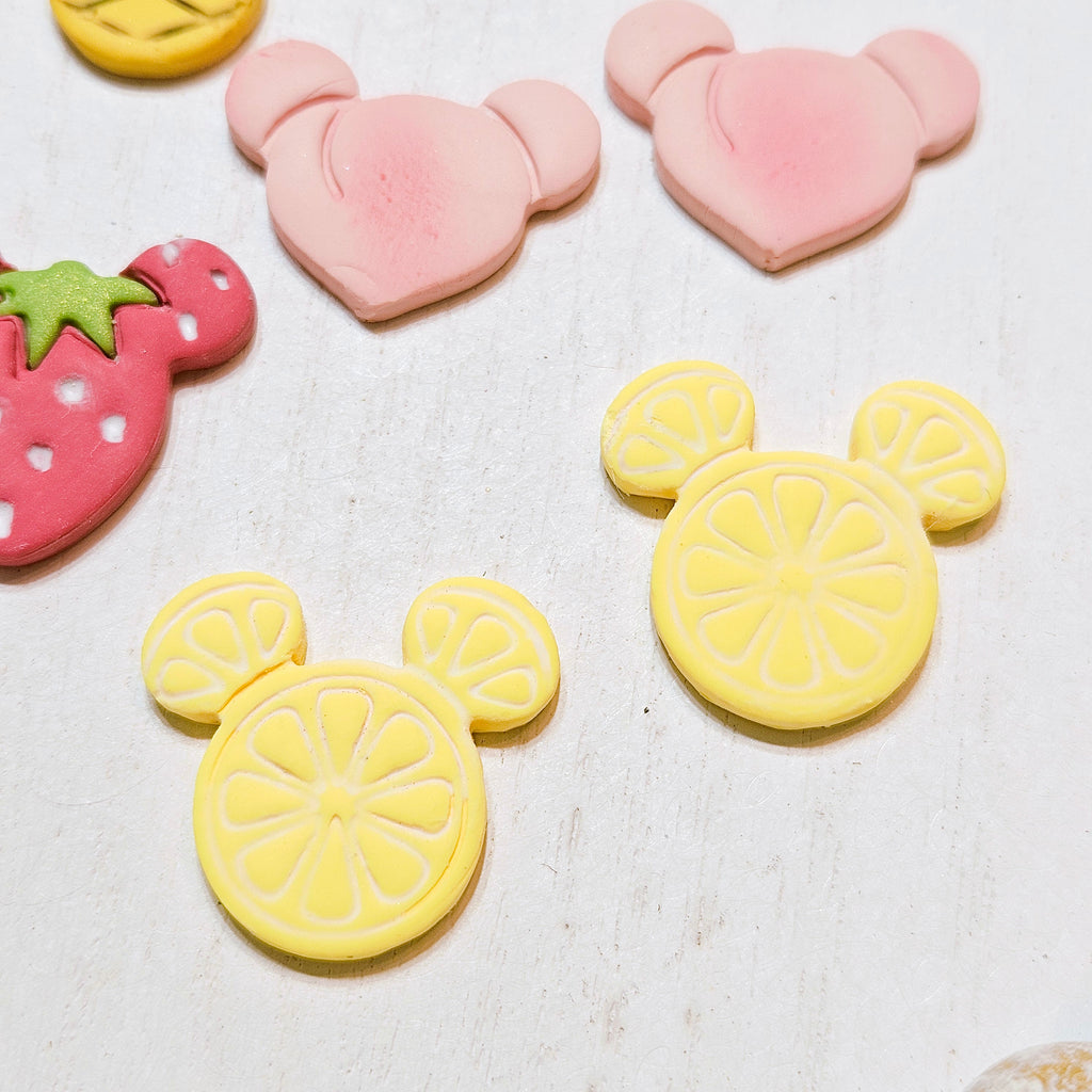 FRUIT SALAD Mouse Ears Polymer Clay Cutters