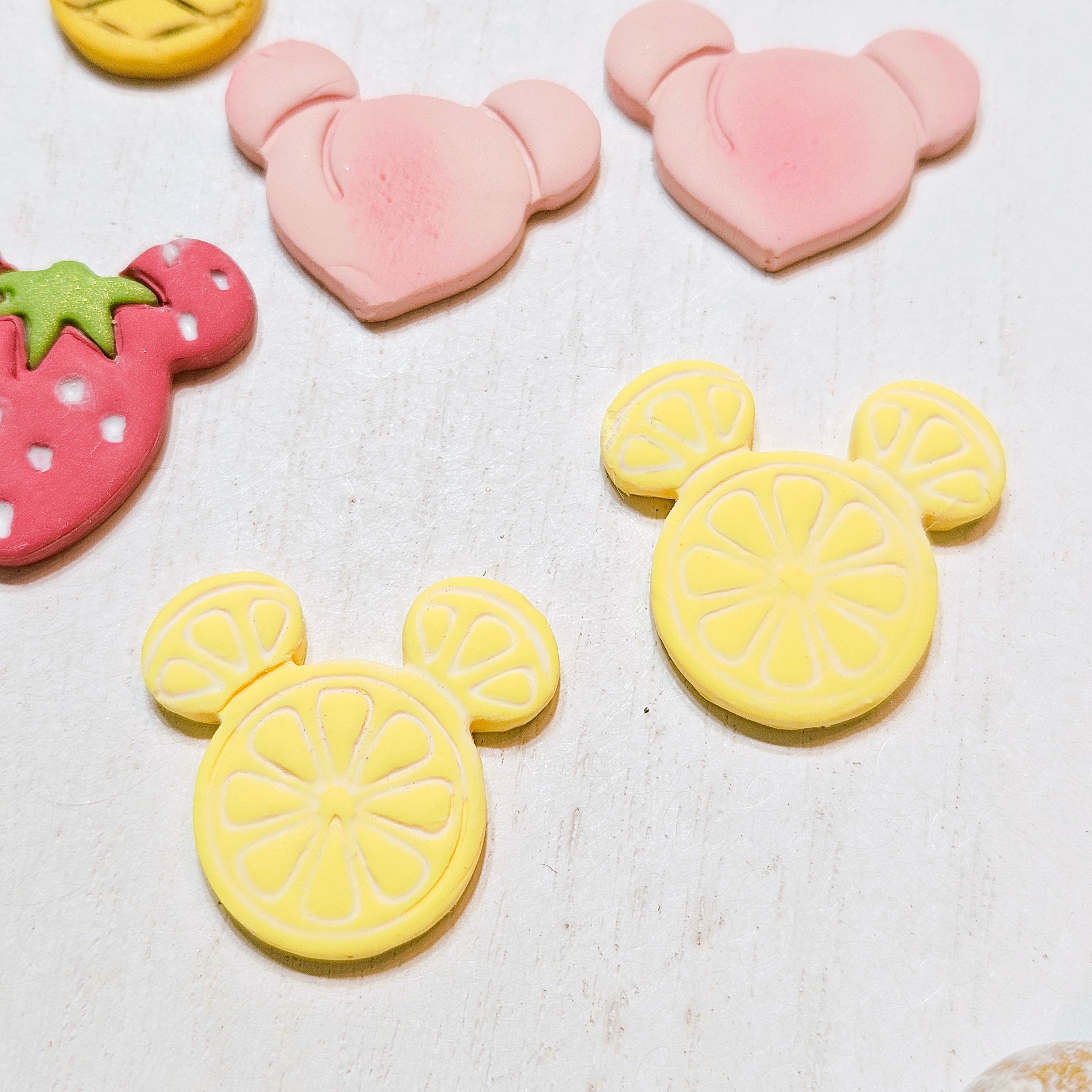FRUIT SALAD Mouse Ears Polymer Clay Cutters