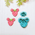 FRUIT SALAD Mouse Ears Polymer Clay Cutters