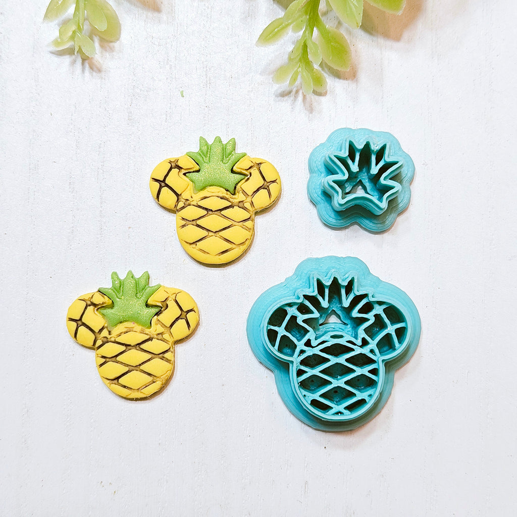 FRUIT SALAD Mouse Ears Polymer Clay Cutters
