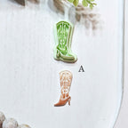 Cowgirl High Heeled Boots Polymer Clay Cutter