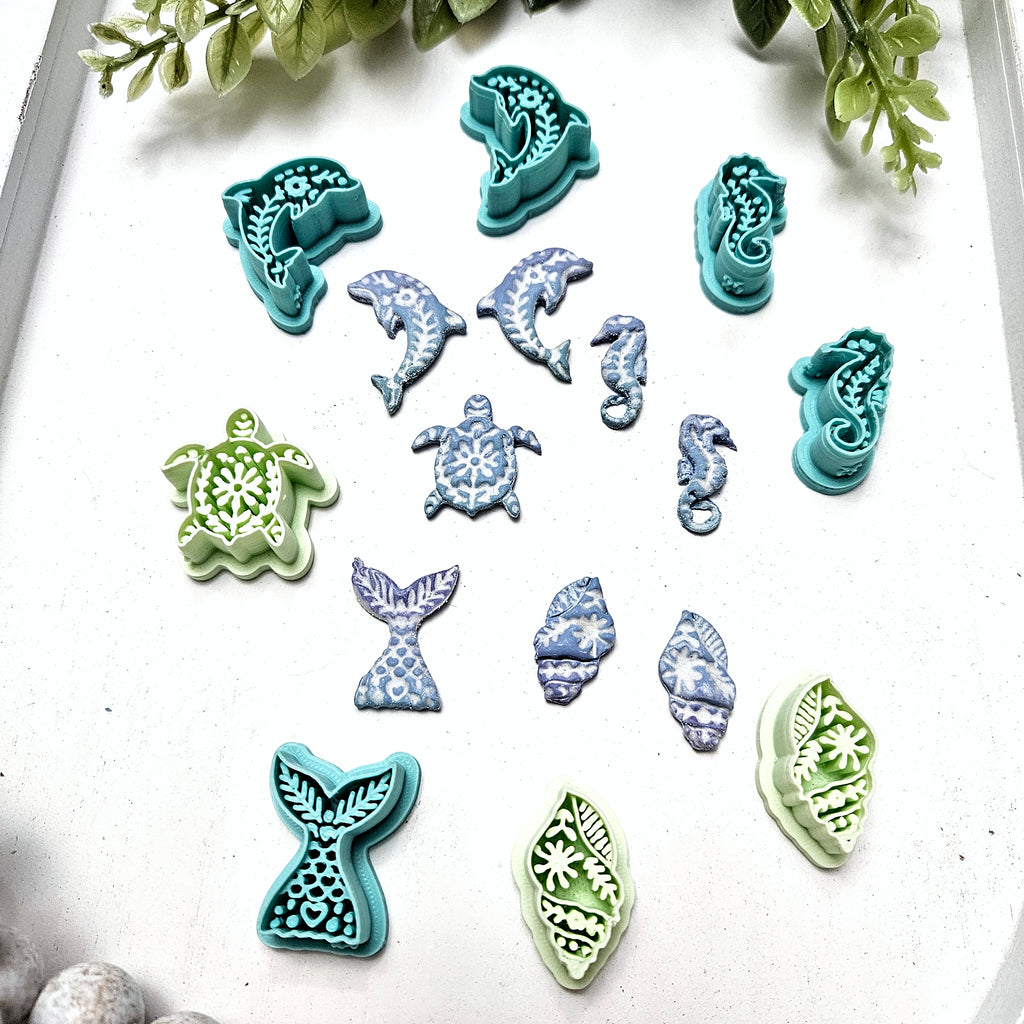 The Sea Collection – Polymer Clay Cutters