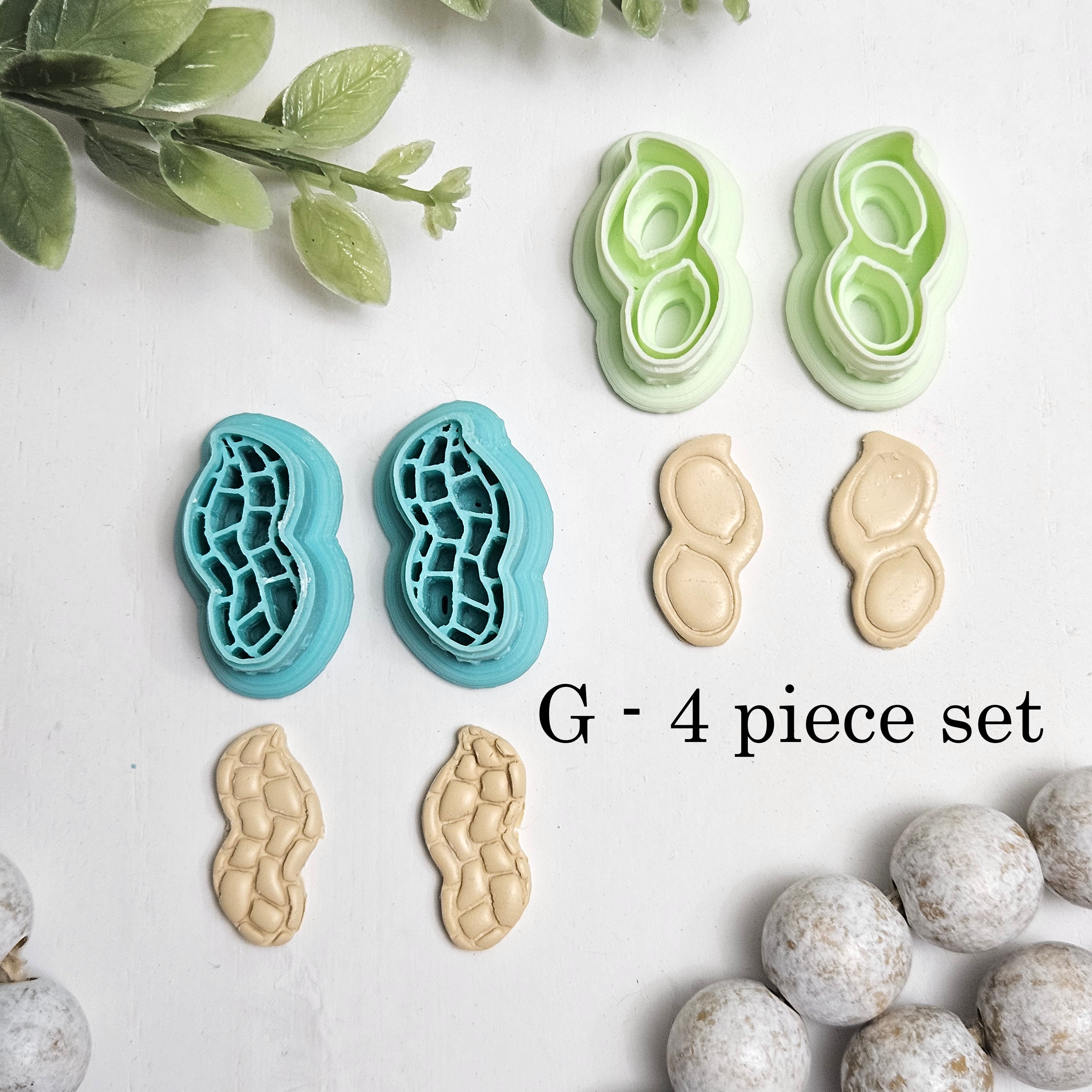 Peanut – Polymer Clay Cutter