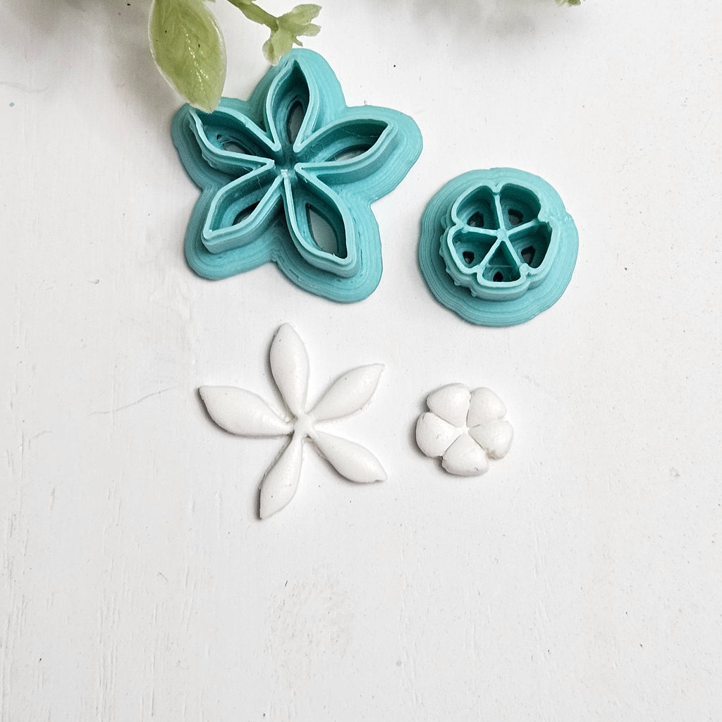 Columbine Flower Set – Polymer Clay Cutter
