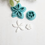 Columbine Flower Set – Polymer Clay Cutter