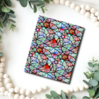 Stained glass water transfer sheet for Polymer clay B512B