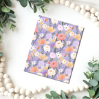 Chalky Pastel Flowers clay transfer sheet B564