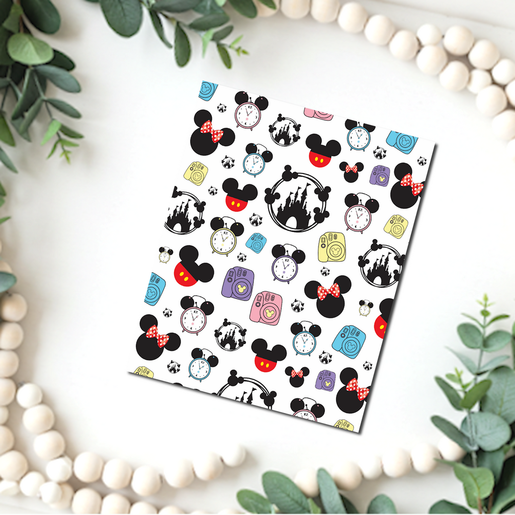 Mouse Ears Park Treats transfer sheet B573