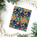Stained glass clay transfer sheet B613