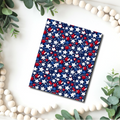 USA Patriotic stars clay transfer sheet B634