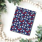 USA Patriotic stars clay transfer sheet B634