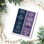 Bookmark clay transfer sheets BK25
