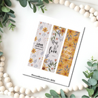 Religious Bookmark clay transfer sheets BK56