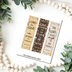 Religious Bookmark clay transfer sheets BK57