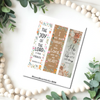 Religious Bookmark clay transfer sheets BK58