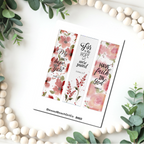 Religious Bookmark clay transfer sheets BK60