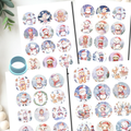 Christmas Animals clay transfer sheet