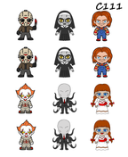 HORROR CHARACTERS Polymer Clay Transfer Sheets