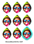 Buddy the ELF Bubble Gum transfer sheet cutter set
