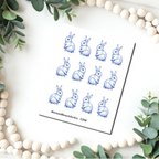 TOILE BUNNY cutters and transfer sheet C250