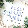 TOILE BUNNY cutters and transfer sheet C250