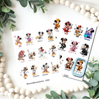 Mouse Ears Era cutter and transfer sheet C252 C253