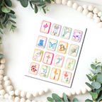 Mahjong Fortune Tiles Transfer Sheet & Cutter Set C257