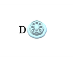 Flower Charms clay cutters P603