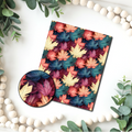 Fall Leaves water transfer sheet for Polymer clay D858