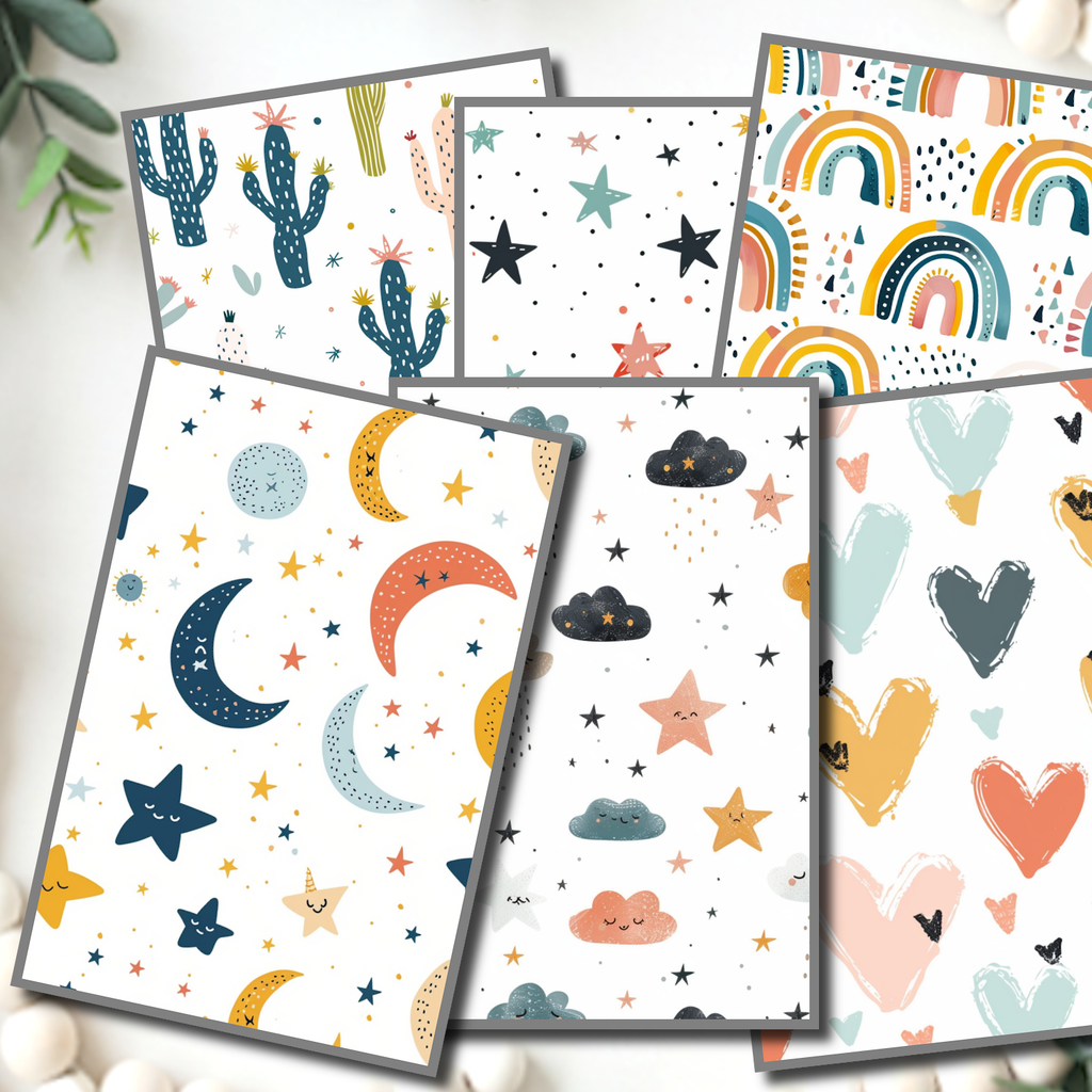 BOHO DREAMS clay transfer sheet D872