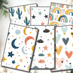 BOHO DREAMS clay transfer sheet D872