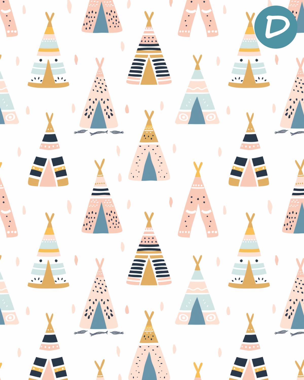 BOHO DESERT clay transfer sheet D873