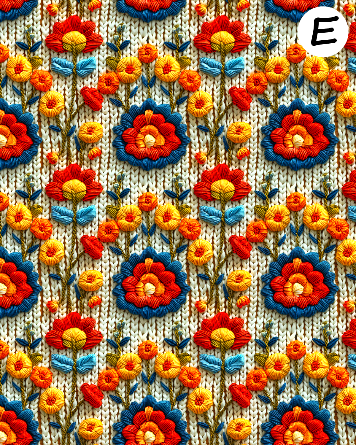 Homespun Blooms Polymer Clay Transfer Sheets | D875
