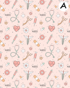 Medical Profession clay transfer sheet D876