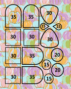 PREPPY PUMPKINS Polymer Clay Transfer Sheets | D882