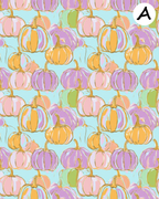 PREPPY PUMPKINS Polymer Clay Transfer Sheets | D882