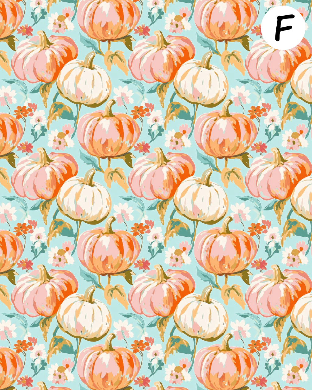 PREPPY PUMPKINS Polymer Clay Transfer Sheets | D882