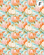 PREPPY PUMPKINS Polymer Clay Transfer Sheets | D882