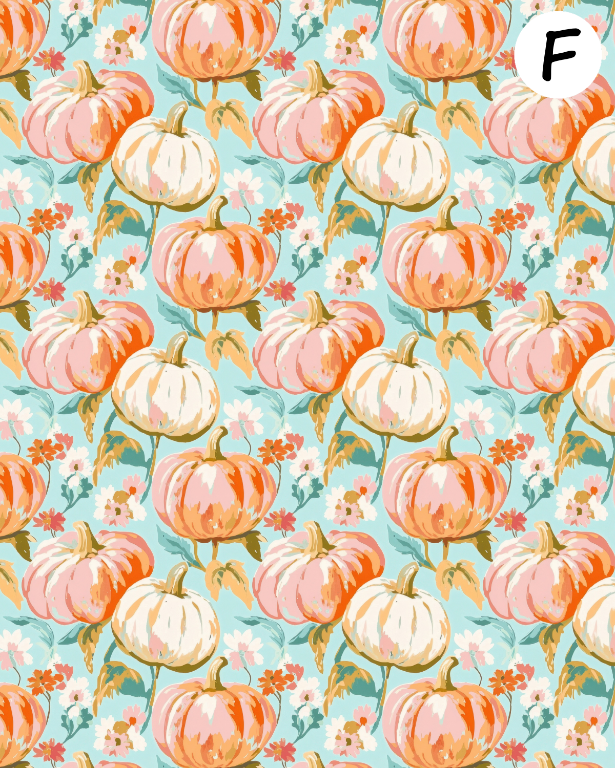 PREPPY PUMPKINS Polymer Clay Transfer Sheets | D882