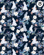 Haunted Meadow Polymer Clay Transfer Sheets | D893